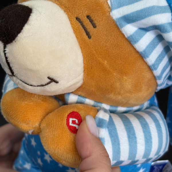 Foto de cliente com o Meu Primeiro Urso